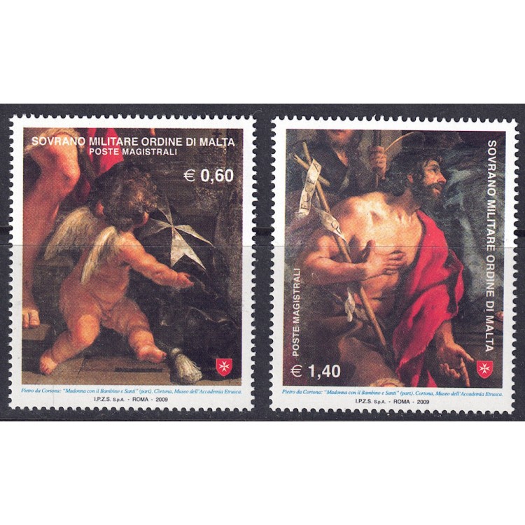 SMOM 2009 St. John the Baptist 2v MNH**