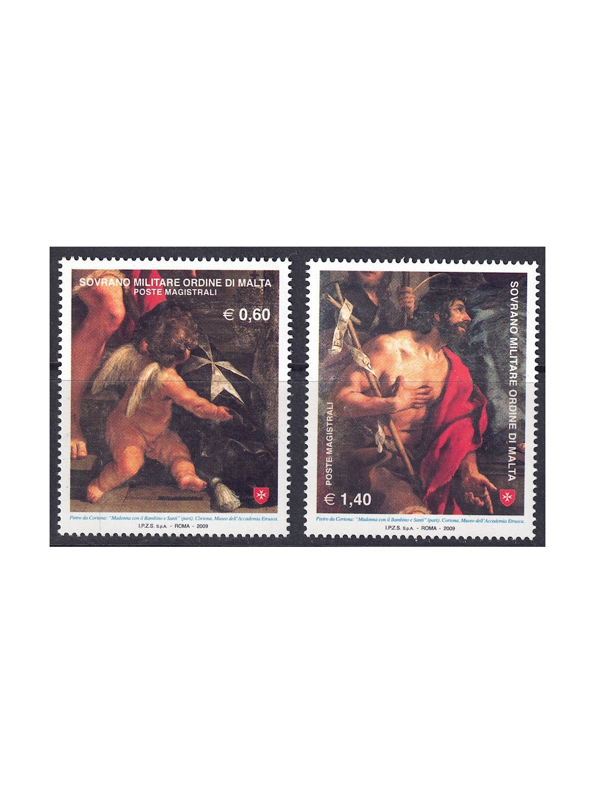SMOM 2009 St. John the Baptist 2v MNH**