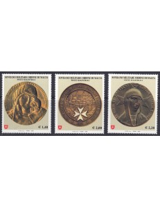 SMOM 2009 Medaglie 3v MNH**