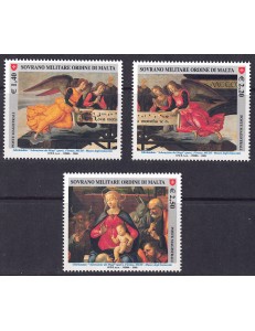 SMOM 2009 Christmas 3v MNH**