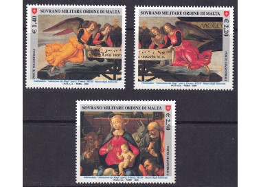 SMOM 2009 Natale 3v MNH**