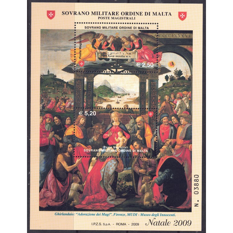 SMOM 2009 Natale BF MNH**