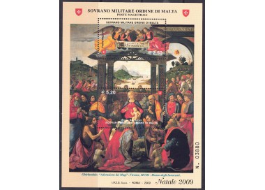 SMOM 2009 Natale BF MNH**