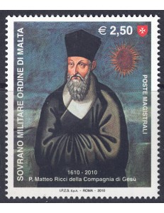 SMOM 2010 Padre Matteo Ricci MNH**