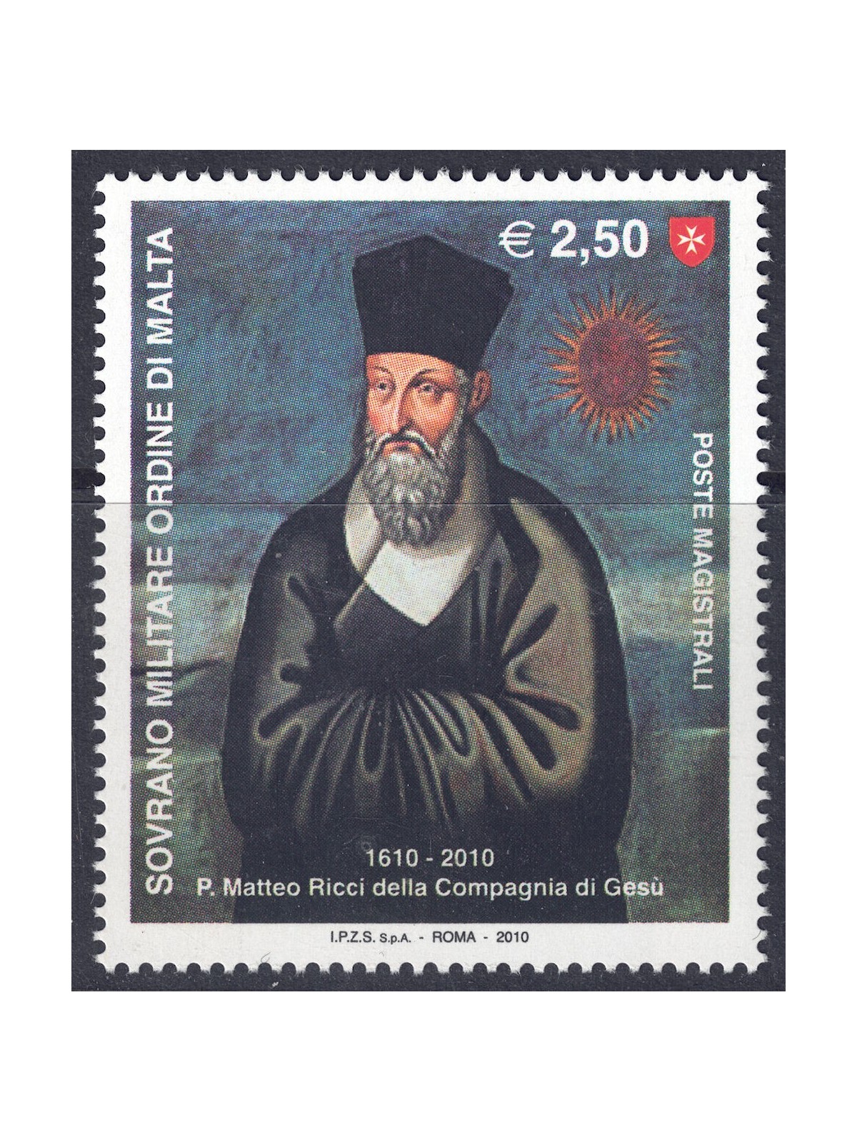 SMOM 2010 Father Matteo Ricci MNH**