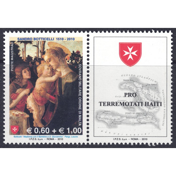 SMOM 2010 Sandro Botticelli MNH**