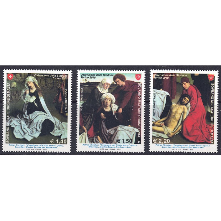 SMOM 2010 Exposition of the Shroud 3v MNH**