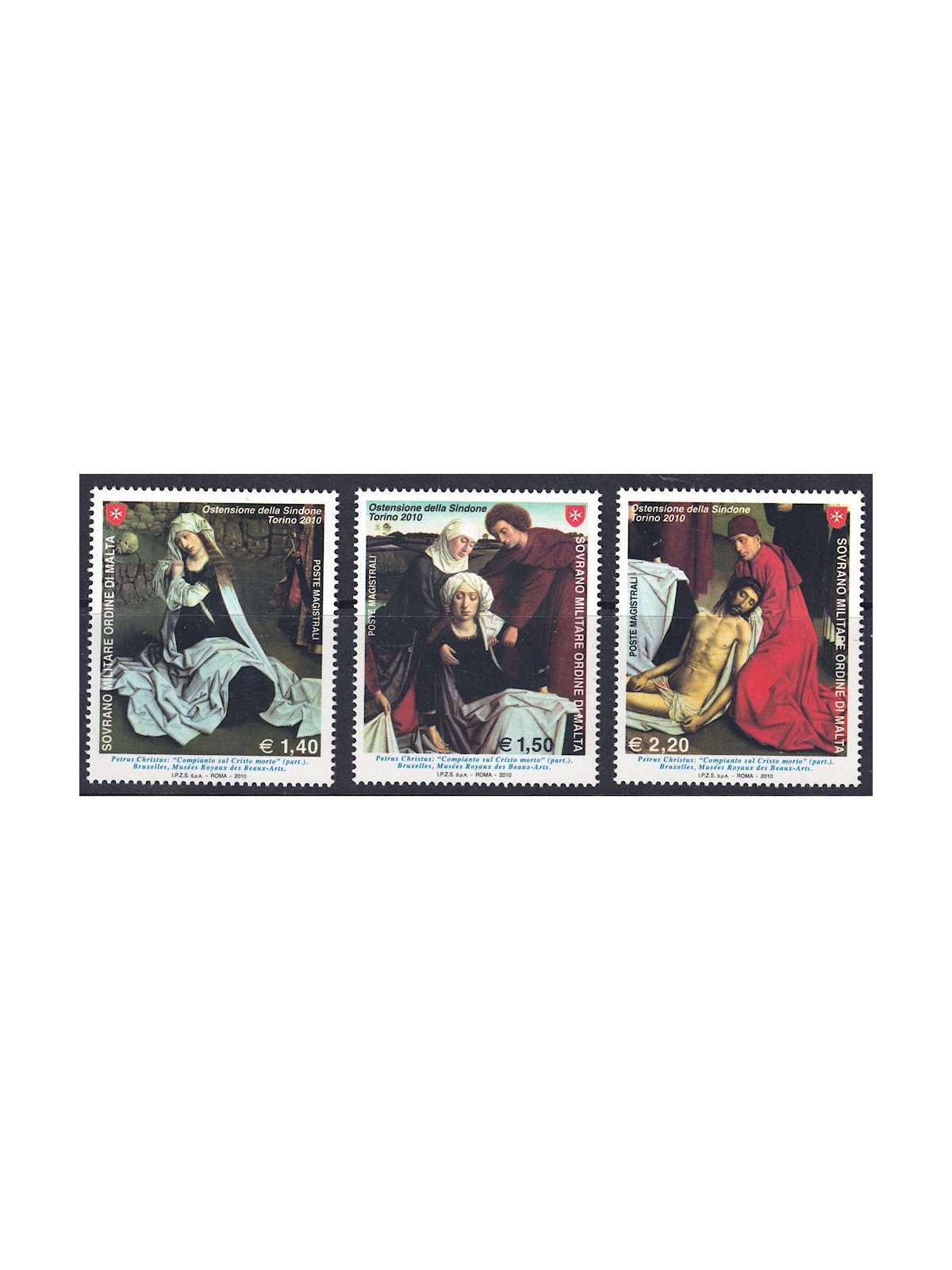 SMOM 2010 Exposition of the Shroud 3v MNH**