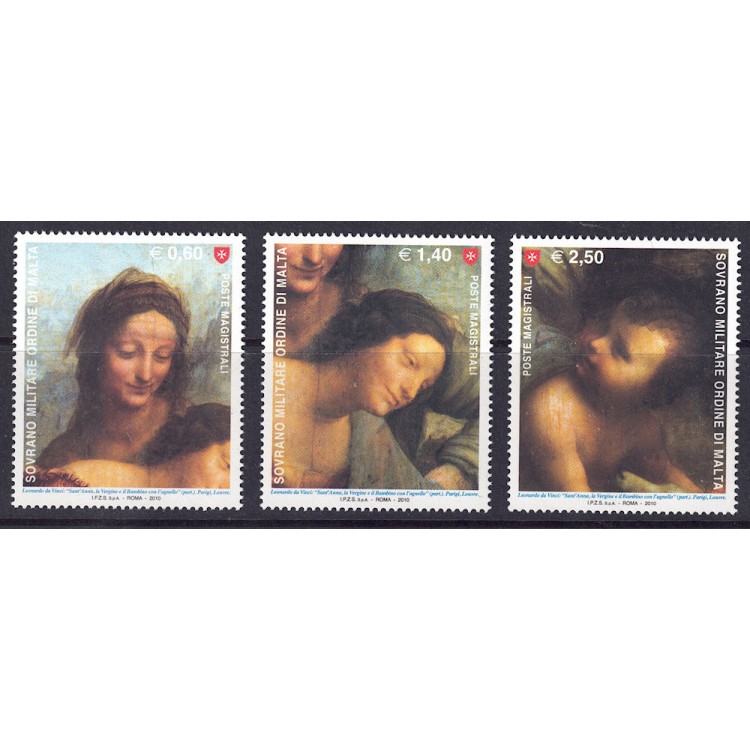 SMOM 2010 Masters of Painting 3v MNH**