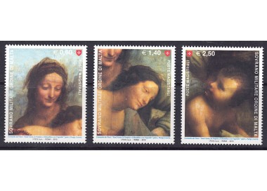 SMOM 2010 Masters of Painting 3v MNH**