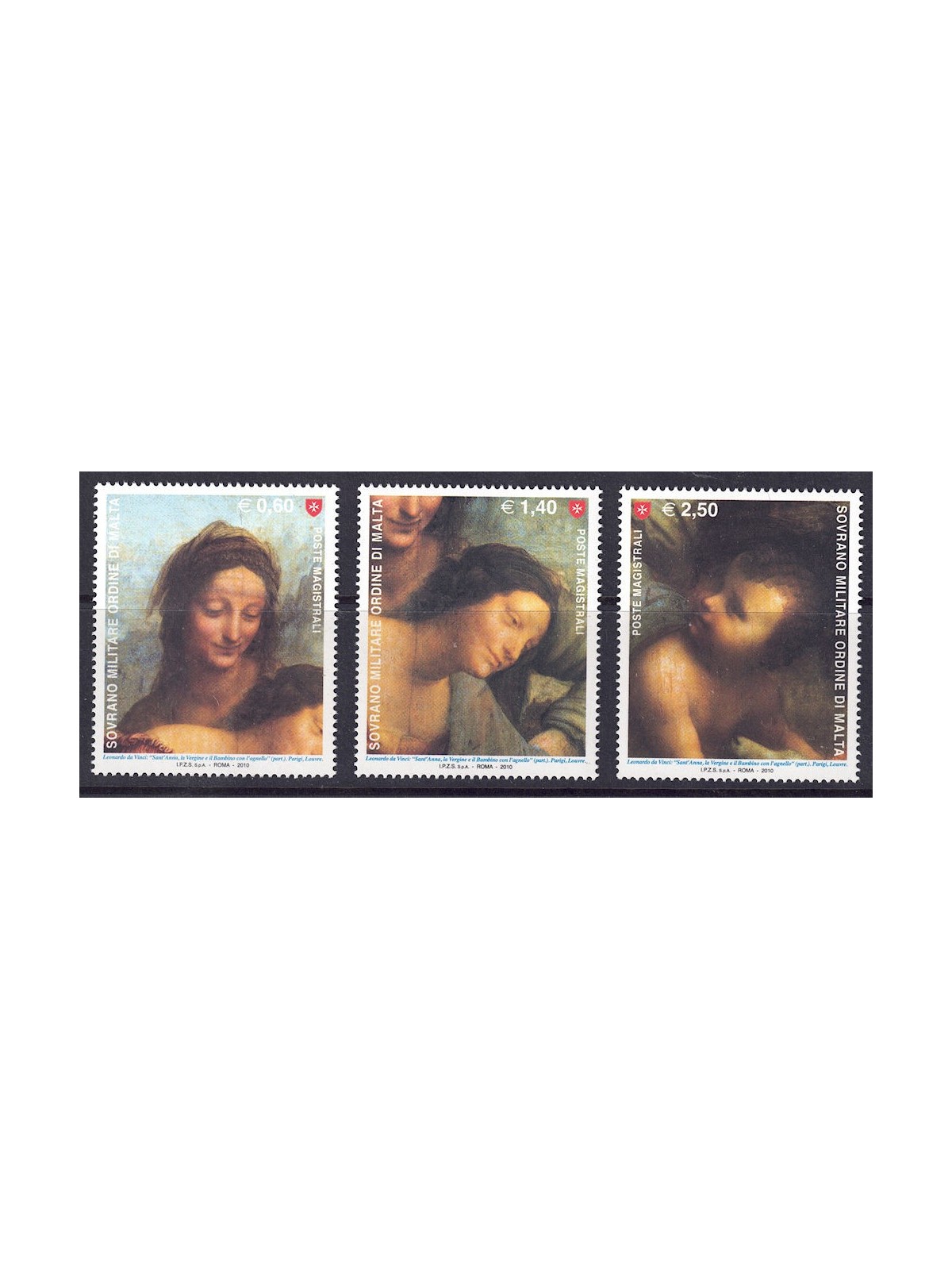 SMOM 2010 Masters of Painting 3v MNH**