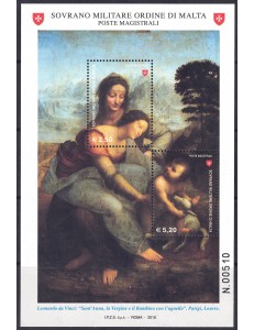 SMOM 2010 Masters of Painting s/s MNH**