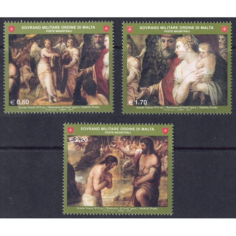 SMOM 2010 San Giovanni Battista 3v MNH**