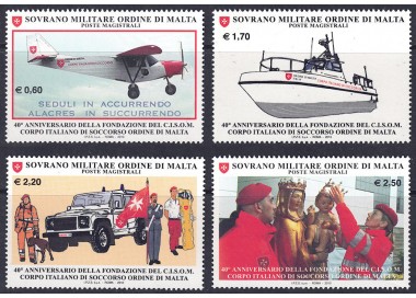 SMOM 2010 Corpo Italiano di Soccorso 4v MNH**