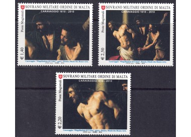SMOM 2010 Michelangelo Merisi (Caravaggio) 3v MNH**