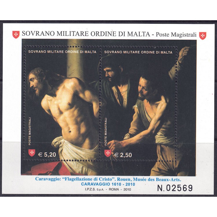 SMOM 2010 Michelangelo Merisi (Caravaggio) BF MNH**