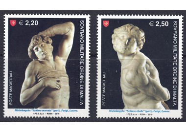 SMOM 2010 Masters of Sculpture 2v MNH**