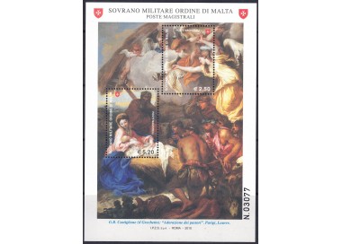 SMOM 2010 Christmas s/s MNH**
