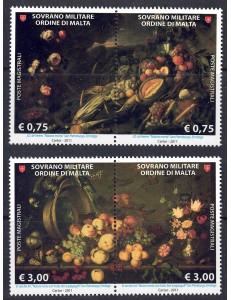 SMOM 2011 Nature morte 4v MNH**