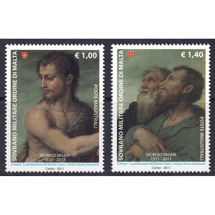 SMOM 2011 Giorgio Vasari 2v MNH**