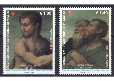 SMOM 2011 Giorgio Vasari 2v MNH**