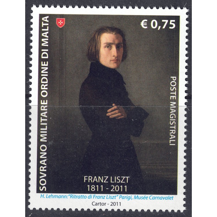 SMOM 2011 Franz Liszt MNH**