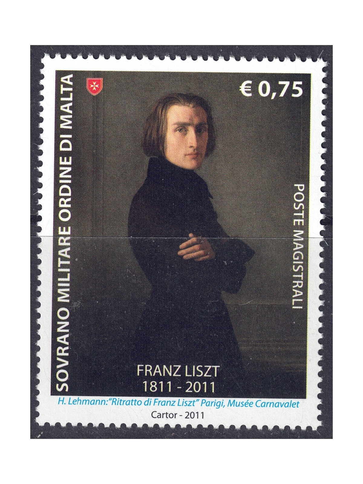 SMOM 2011 Franz Liszt MNH**