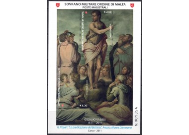 SMOM 2011 Giorgio Vasari s/s MNH**