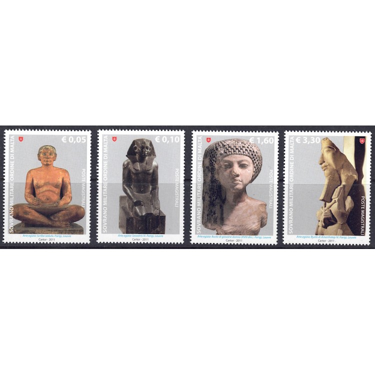 SMOM 2011 Sculpture in Art (1st series) 4v MNH**