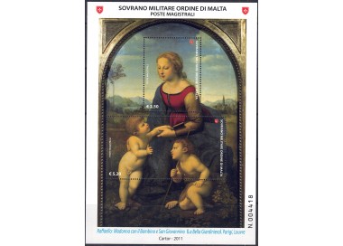 SMOM 2011 Masters of Painting s/s MNH**