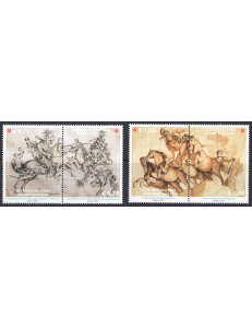 SMOM 2011 Drawing in Art (4th series) 4v MNH**