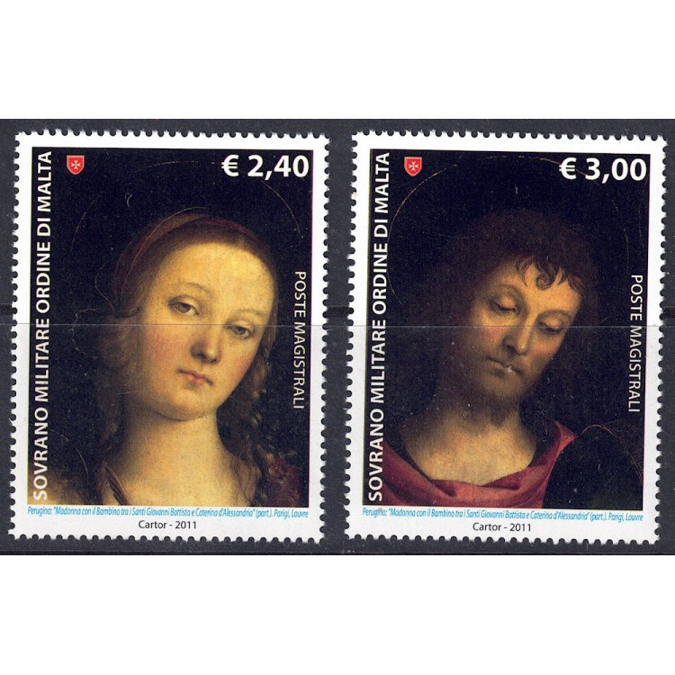 SMOM 2011 St. John the Baptist 2v MNH**