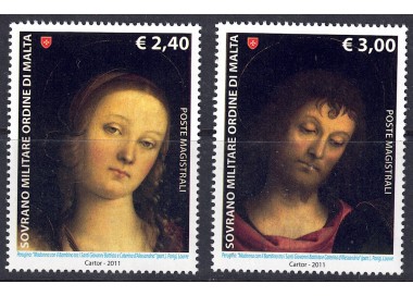 SMOM 2011 St. John the Baptist 2v MNH**