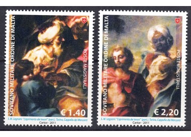 SMOM 2011 Iconography of the Three Kings 2v MNH**