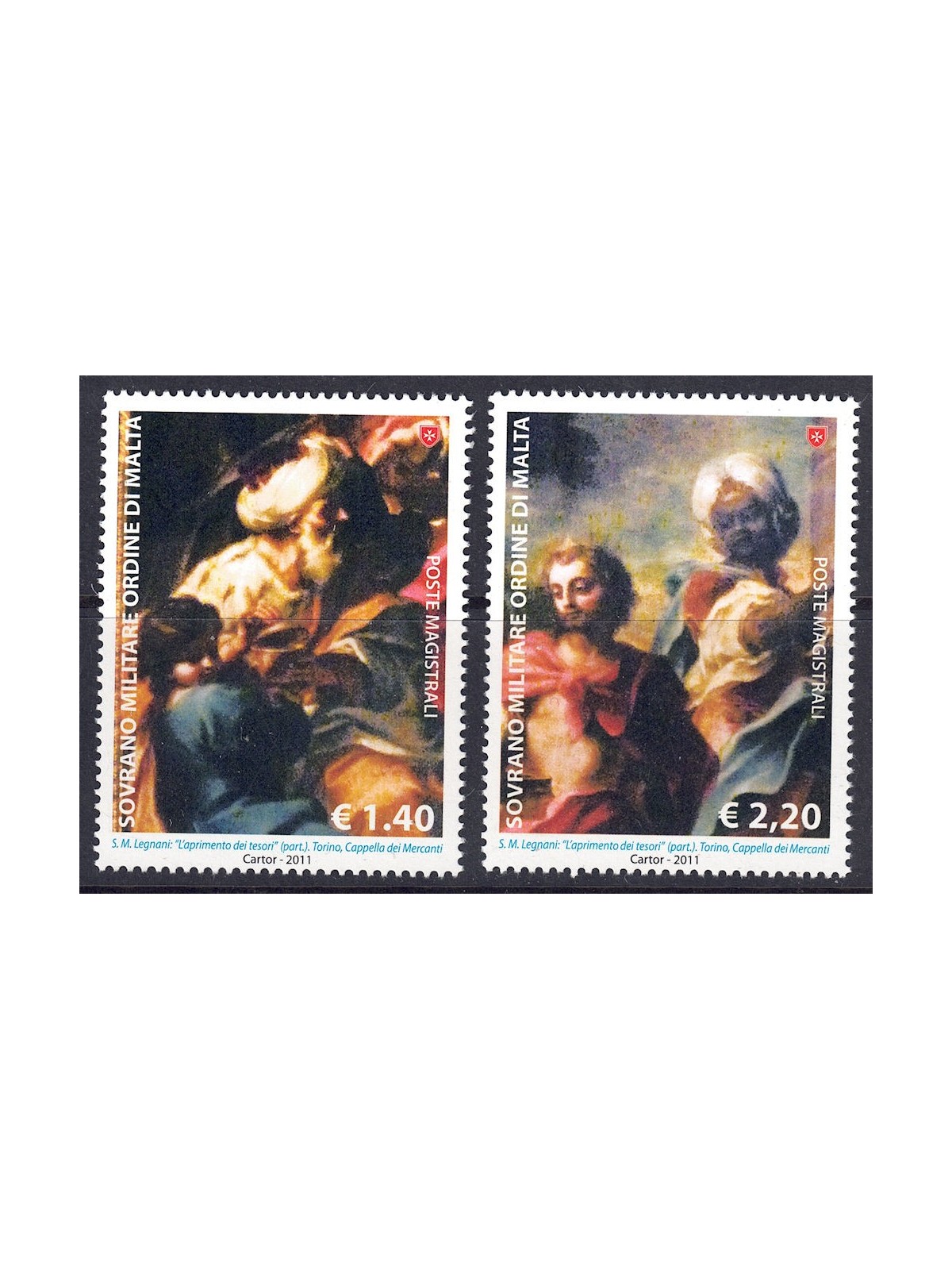 SMOM 2011 Iconography of the Three Kings 2v MNH**