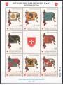 SMOM 2011 Bandiere delle antiche lingue BF MNH**