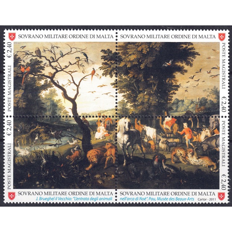 SMOM 2011 Natura e arte 4v MNH**