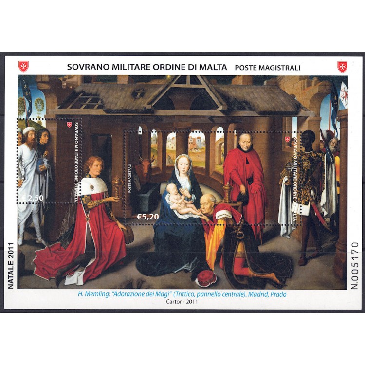 SMOM 2011 Natale BF MNH**