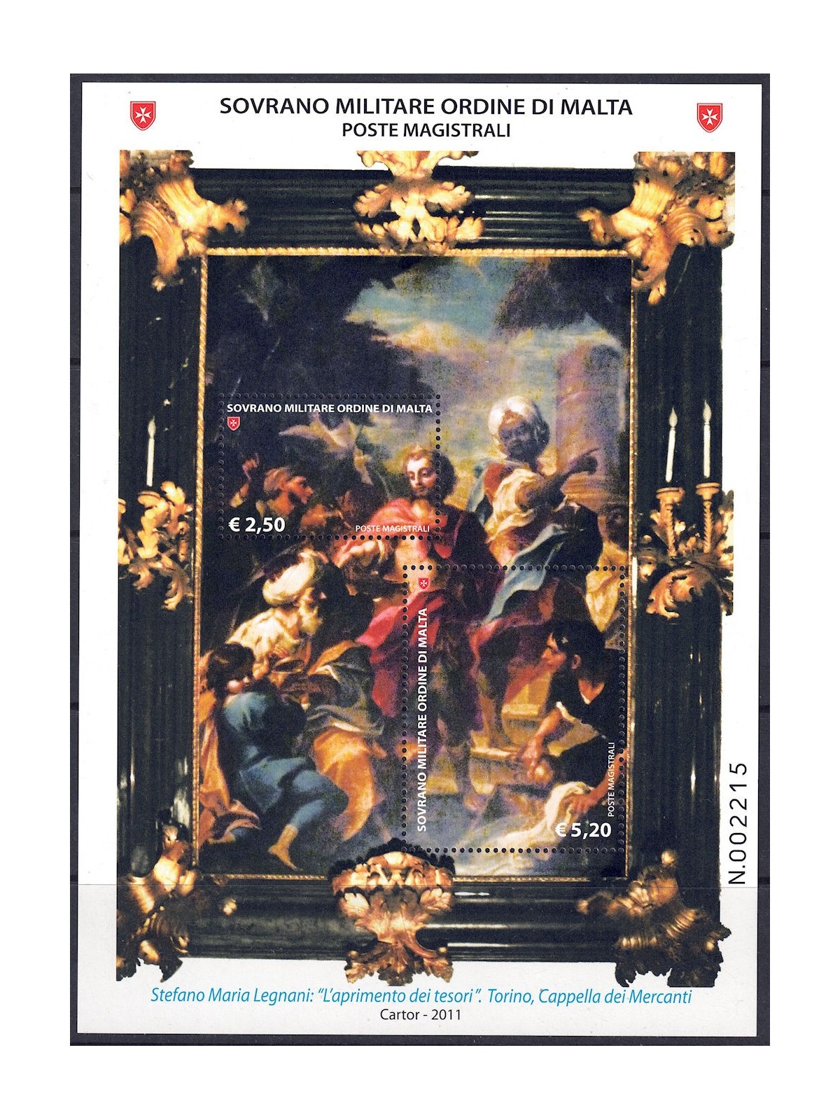 SMOM 2011 Iconografia dei Re Magi BF MNH**