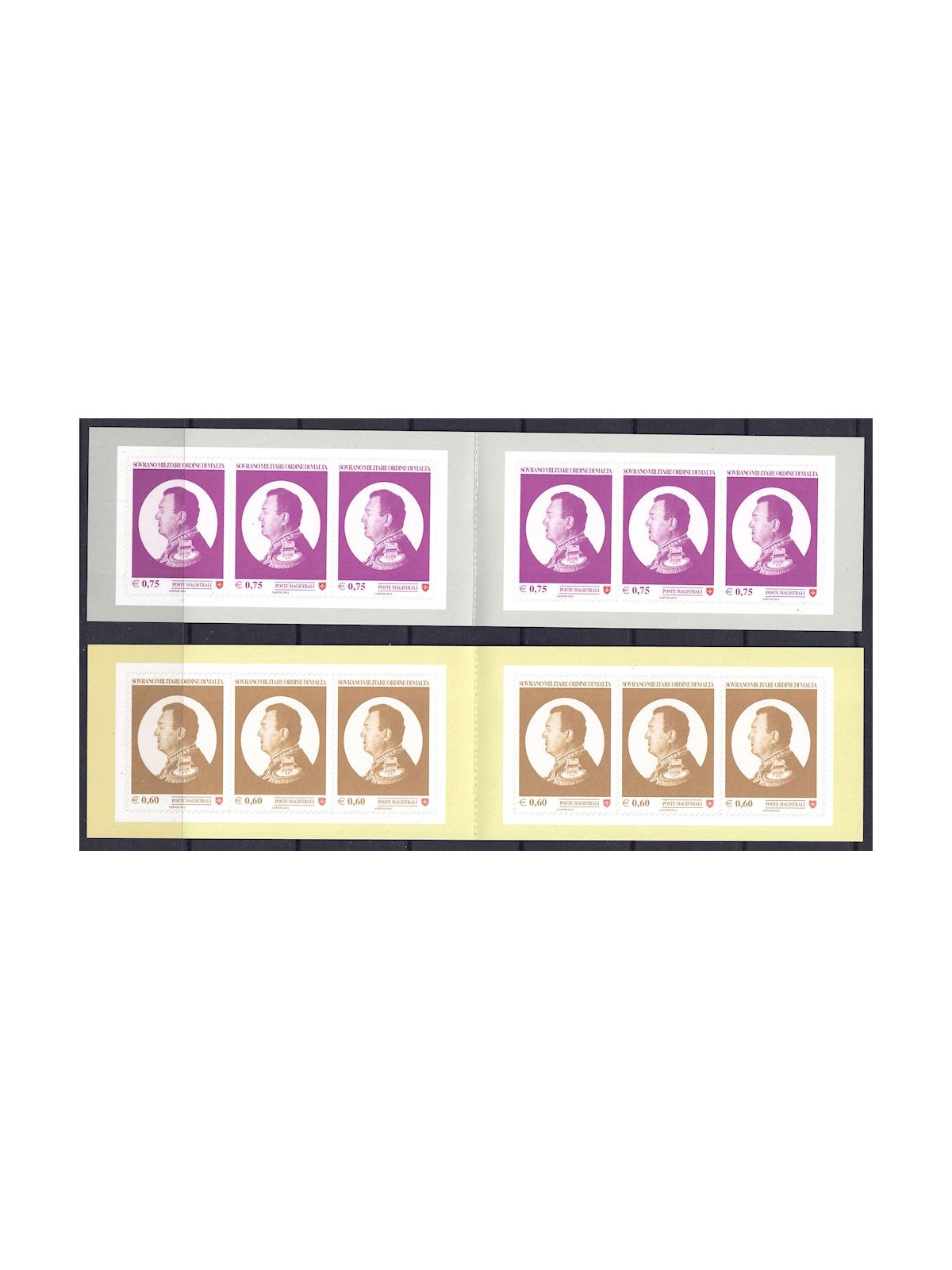 SMOM 2012 Fra' Matthew Festing 2 booklet MNH**