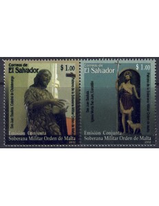 EL SALVADOR 2012 Arte Sacra, San Giovanni Battista 2v MNH**