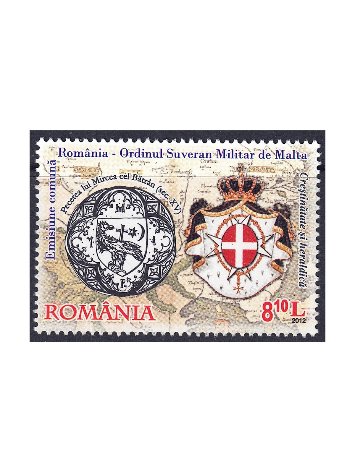 ROMANIA 2012 Cristianesimo e Araldica MNH**