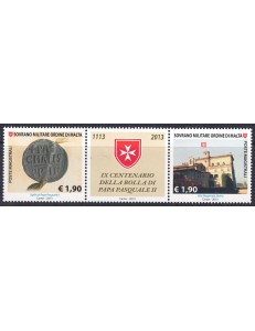 SMOM 2013 Papa Pasquale II 2v MNH**