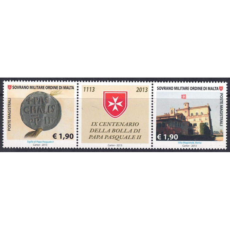 SMOM 2013 Papa Pasquale II 2v MNH**