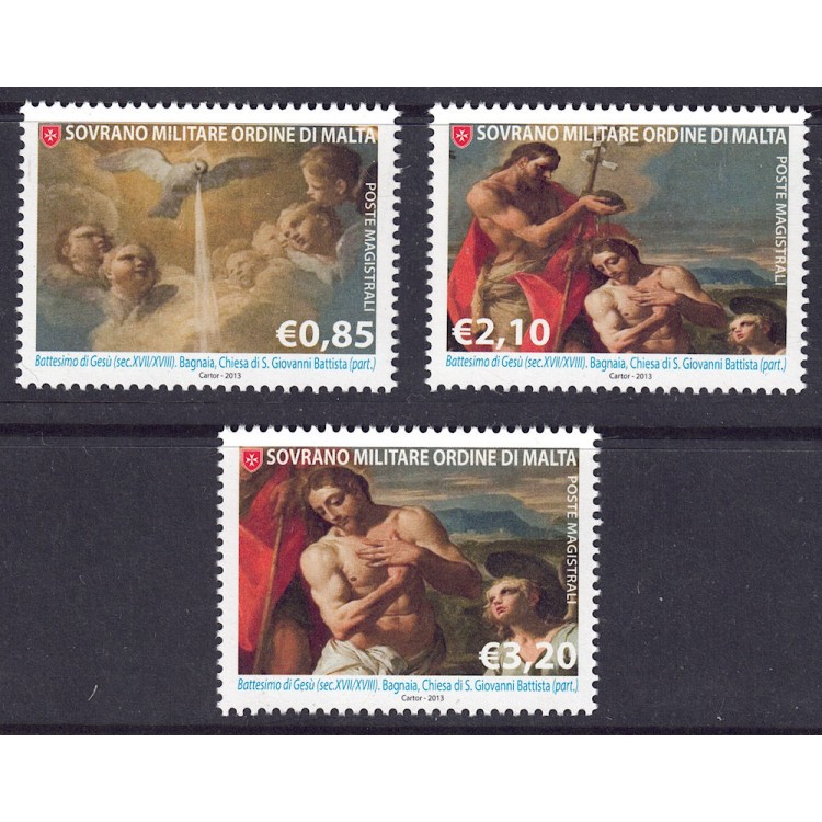 SMOM 2013 San Giovanni Battista 3v MNH**
