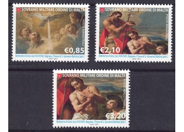 SMOM 2013 San Giovanni Battista 3v MNH**