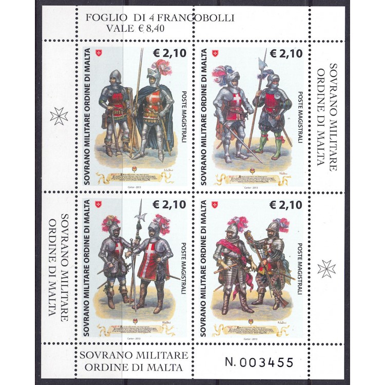 SMOM 2013 Costumes and Uniforms (1st series) s/s MNH**