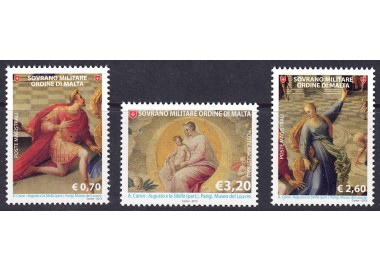 SMOM 2013 Maestri della pittura 3v MNH**