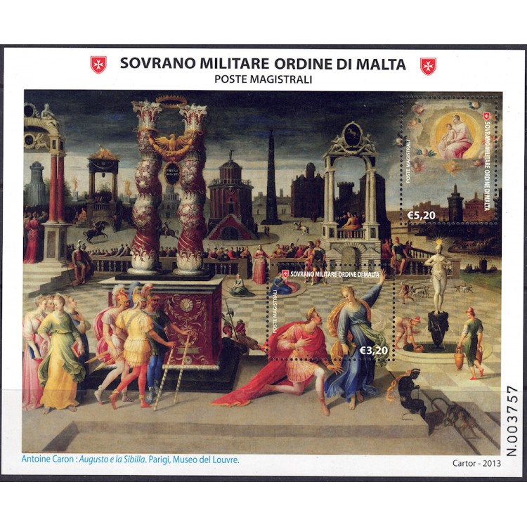 SMOM 2013 Masters of Painting s/s MNH**