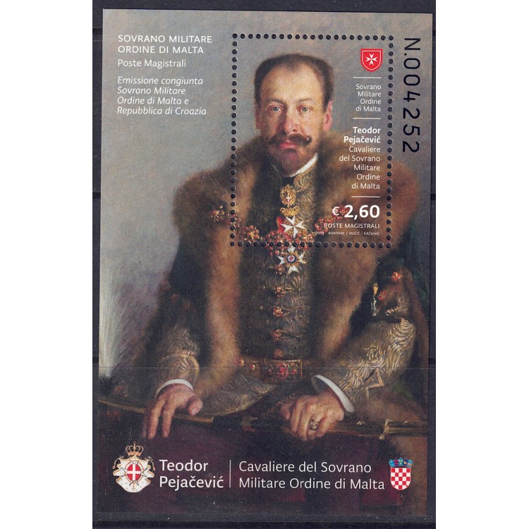 SMOM 2013 Teodor Pejačević BF MNH**